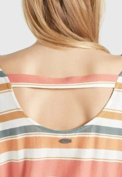 Khujo DoreenVestito LungoMehrfarbig Gestreift Donna Vestiti KH121C0DM-A12 -Delem 5c55f1cac8f6466996bfc14ef83943ef