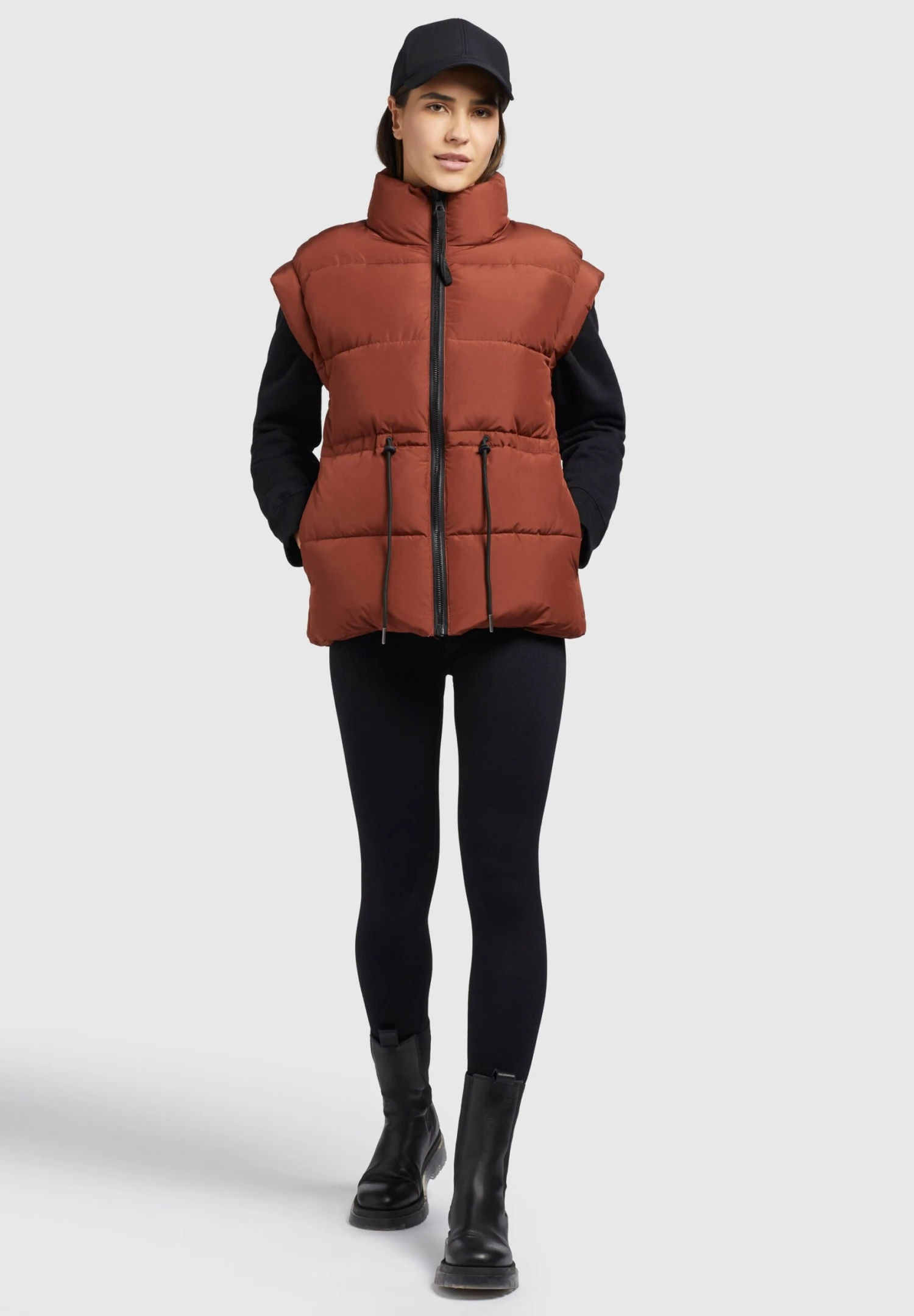 Khujo MinouSmanicatoRotbraun Donna Giacche E Blazer KH121G0EF-O11 2 Khujo MinouSmanicatoRotbraun Donna Giacche E Blazer KH121G0EF-O11 - immagine 2