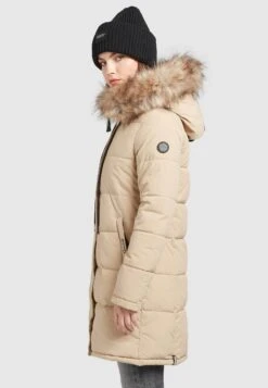 Khujo Mantel JarvanaCappotto InvernaleBeige Donna Cappotti KH121U10J-B11 -Delem 5d0b0c03f378404da5f01e649afc2abf