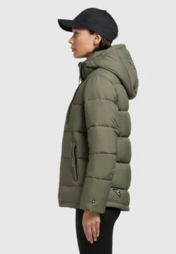 Khujo Evona MattGiacca InvernaleKhaki Grün Donna Giacche E Blazer KH121U164-N11 -Delem 5f2e68fb09a3458a810e63c94e162e59