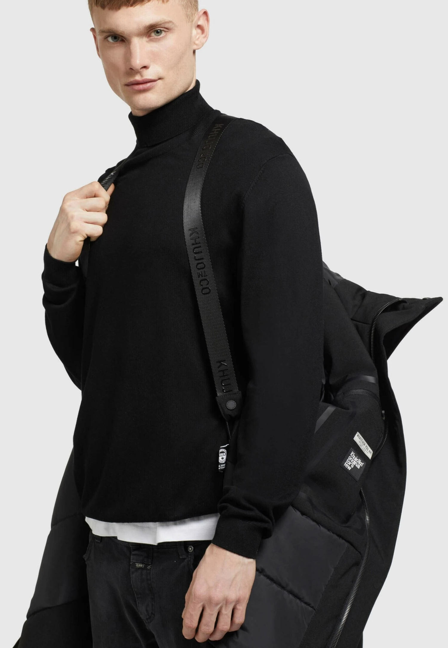 Khujo CarlCappotto InvernaleSchwarz Meliert Uomo Cappotti KH122T0DH-Q11 6 Khujo CarlCappotto InvernaleSchwarz Meliert Uomo Cappotti KH122T0DH-Q11 - immagine 6