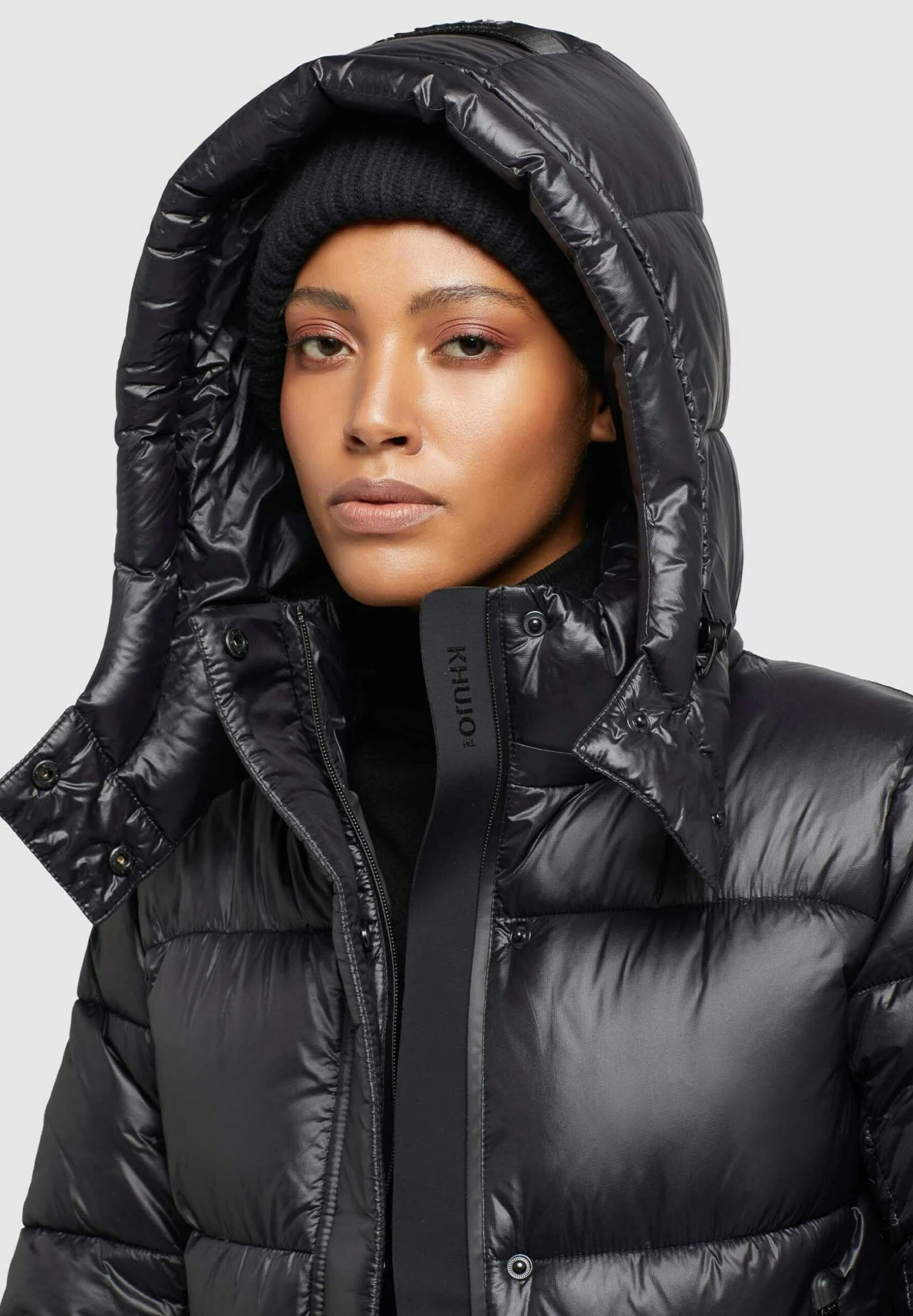 Khujo Valona ShinyGiacca InvernaleSchwarz Donna Giacche E Blazer KH121U15C-Q11 6 Khujo Valona ShinyGiacca InvernaleSchwarz Donna Giacche E Blazer KH121U15C-Q11 - immagine 6