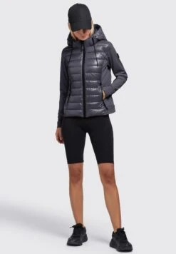 Khujo Ghita Shiny - Giacca Da Mezza Stagione - Grau -Delem 61b80f5c28044a4e92c14d528561d4d7