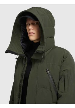 Khujo CloydCappotto InvernaleKhaki Grün Uomo Cappotti KH122T0FU-N11 -Delem 64550c8cd7014060bdf46bec4a63bda5