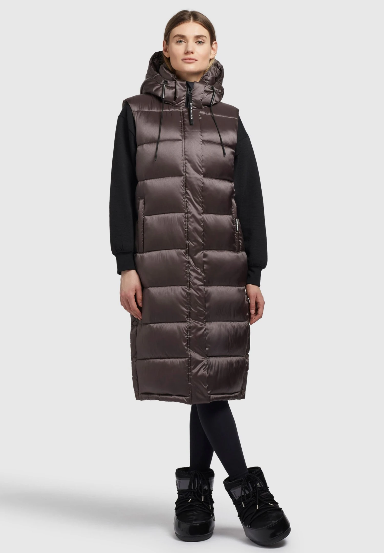 Khujo Tourin2 SmanicatoTaupe Donna Giacche E Blazer KH121U1BI-O11 2 Khujo Tourin2 SmanicatoTaupe Donna Giacche E Blazer KH121U1BI-O11 - immagine 2