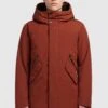 Khujo Reach - Cappotto Invernale - Rotbraun