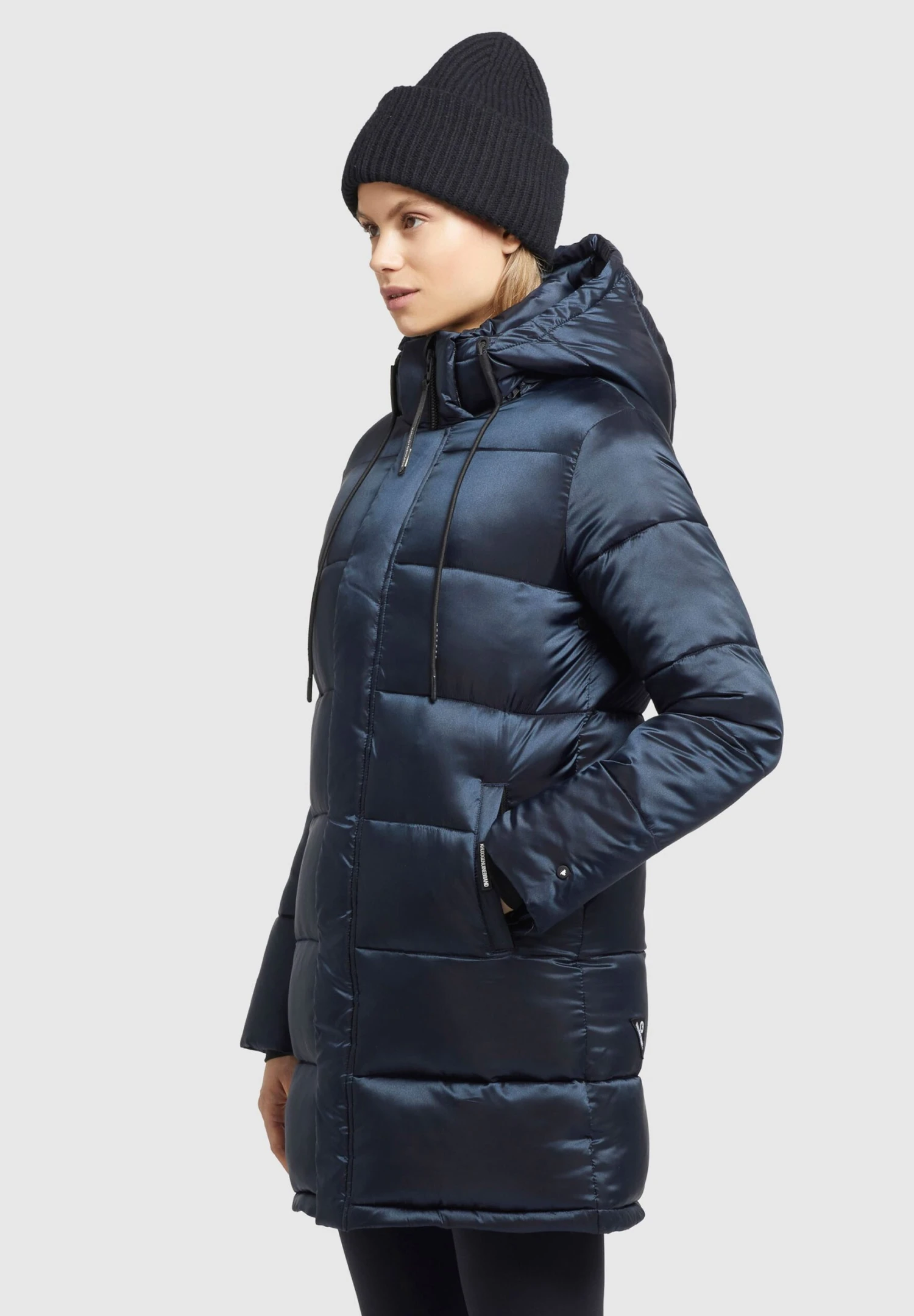 Khujo Word SatinCappotto InvernaleDunkelblau Donna Cappotti KH121U157-K11 4 Khujo Word SatinCappotto InvernaleDunkelblau Donna Cappotti KH121U157-K11 - immagine 4