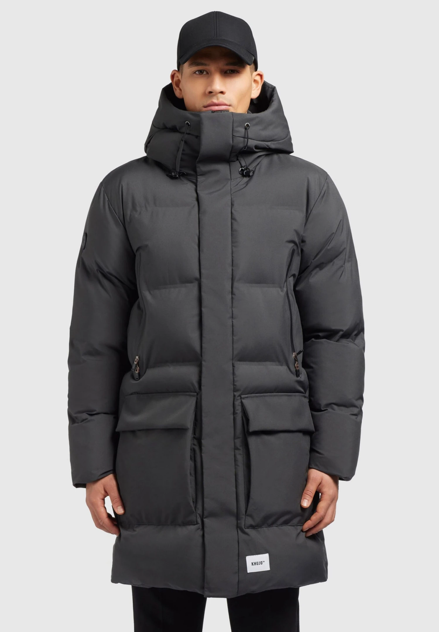 Khujo WinerCappotto InvernaleDunkelgrau Uomo Cappotti KH122T0FT-C11 1 Khujo WinerCappotto InvernaleDunkelgrau Uomo Cappotti KH122T0FT-C11