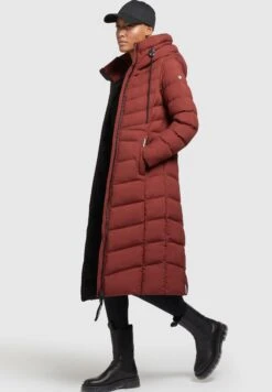 Khujo Ingram2 MattCappotto InvernaleRostrot Donna Cappotti KH121U13T-G11 -Delem 695a0377a9ee42eaac396150508d6681