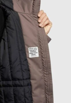 Khujo Mantel Yaak2 - Cappotto Invernale - Taupe -Delem 6988707d1dfc41ebb484dc79fbee8f41