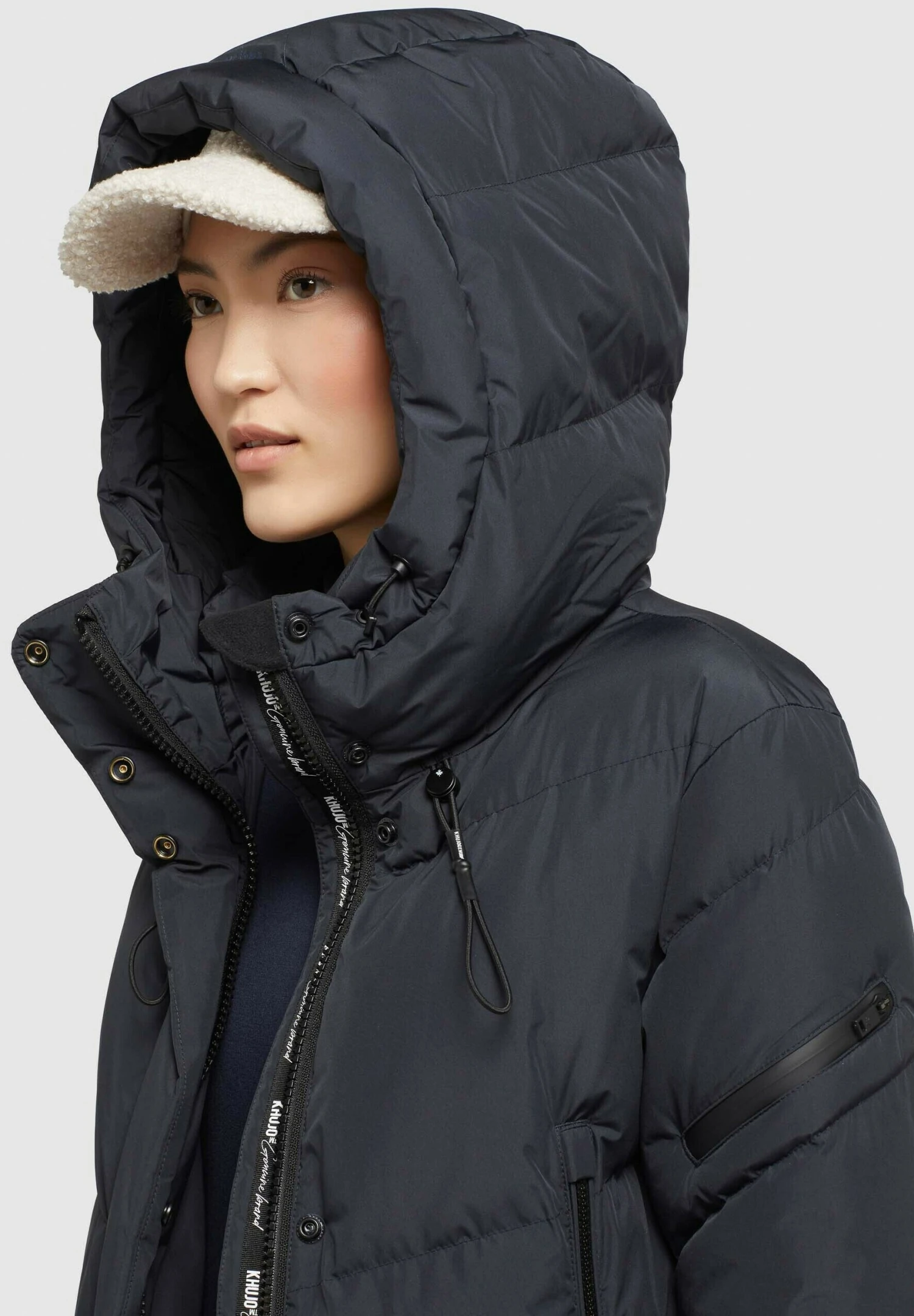 Khujo Sonje 4Cappotto InvernaleGraublau Donna Cappotti KH121U149-K11 4 Khujo Sonje 4Cappotto InvernaleGraublau Donna Cappotti KH121U149-K11 - immagine 4