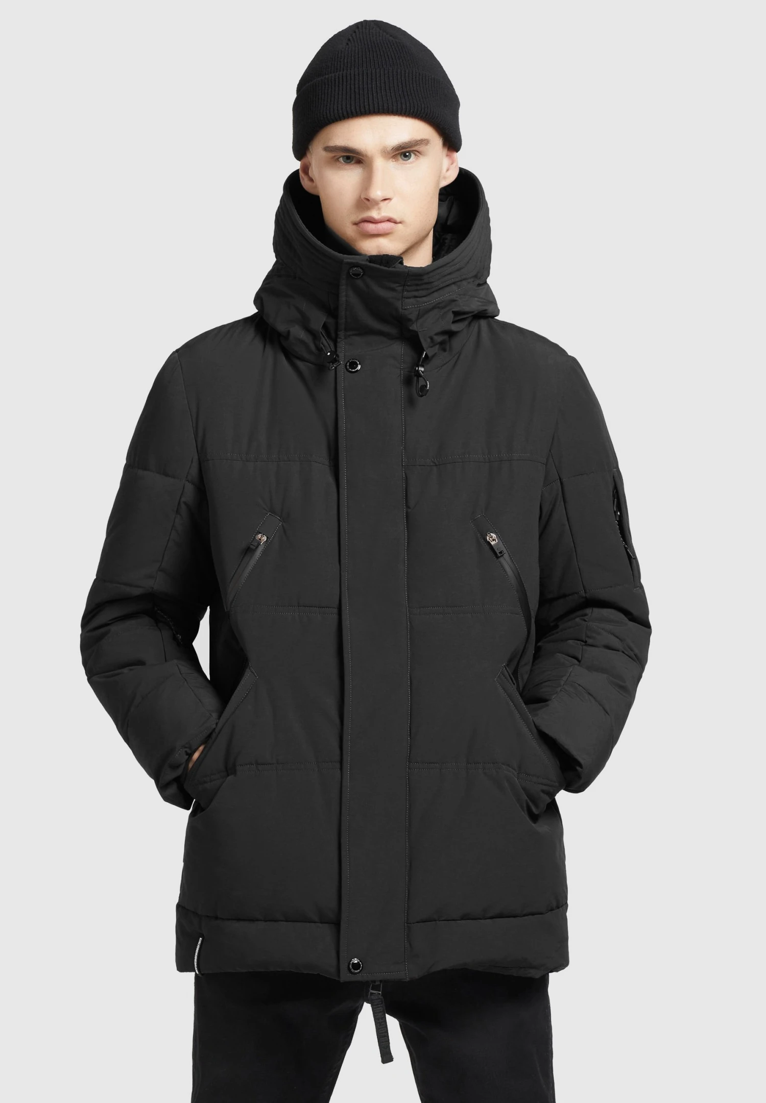 Khujo FankGiacca InvernaleSchwarz Uomo Giacche KH122T0E7-Q11 1 Khujo FankGiacca InvernaleSchwarz Uomo Giacche KH122T0E7-Q11