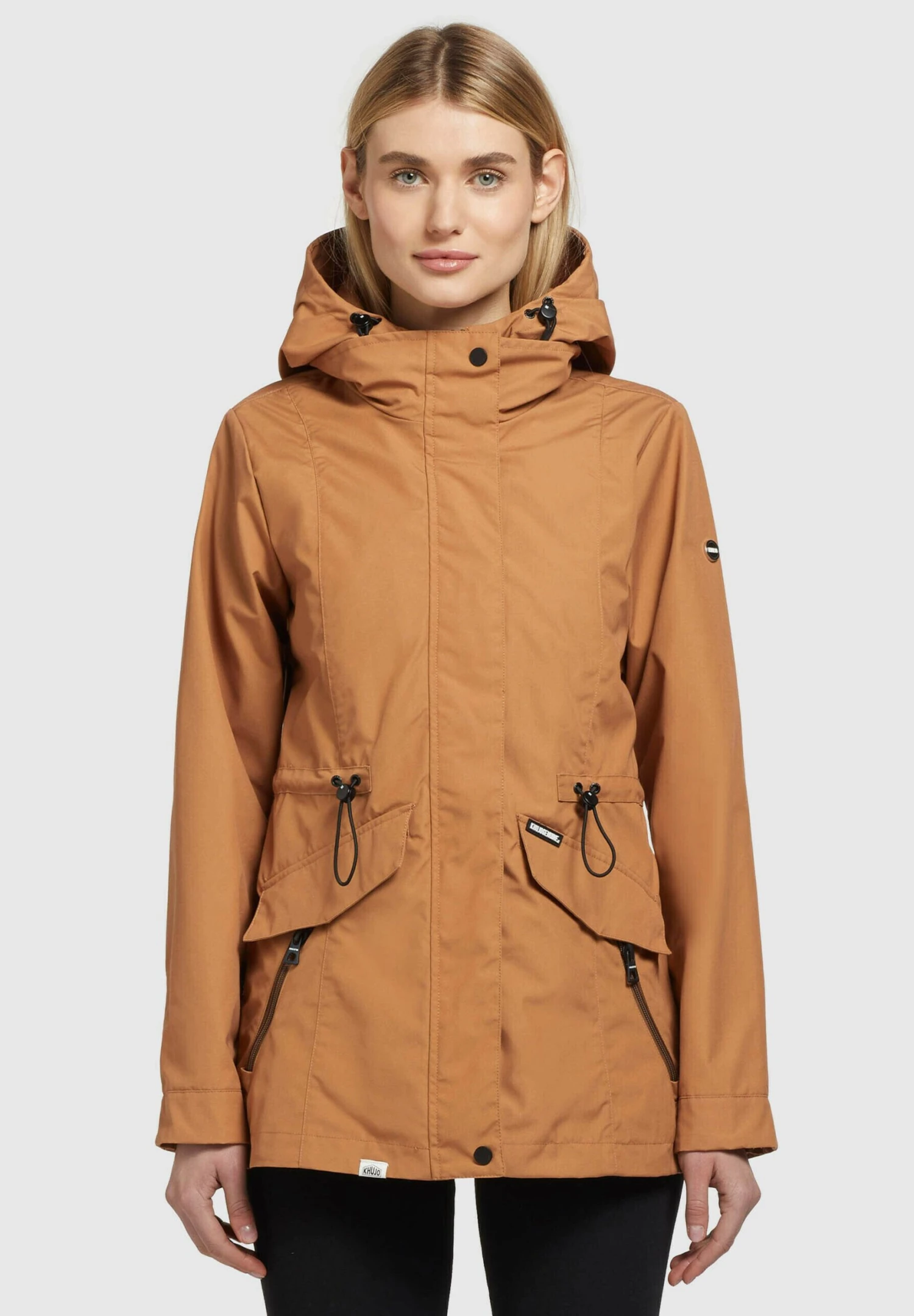 Khujo FelinaImpermeabileToffee Donna Giacche E Blazer KH121U12Z-B11 1 Khujo FelinaImpermeabileToffee Donna Giacche E Blazer KH121U12Z-B11