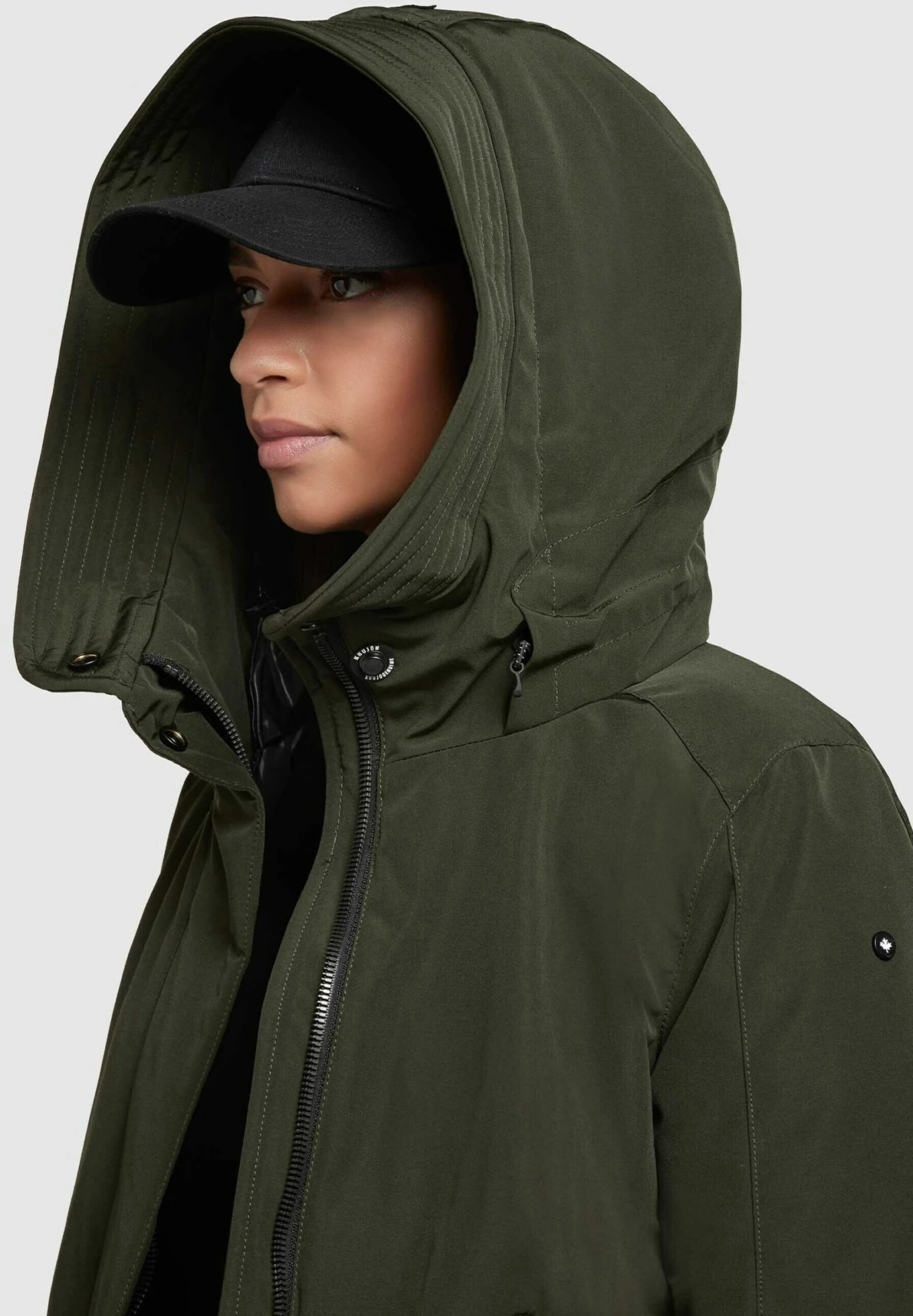 Khujo Viona3Cappotto InvernaleDunkelgrün Donna Cappotti KH121U15A-M11 6 Khujo Viona3Cappotto InvernaleDunkelgrün Donna Cappotti KH121U15A-M11 - immagine 6