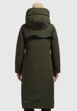 Khujo LofiCappotto InvernaleDunkelgrün Donna Cappotti KH121U1CX-M11 -Delem 6f679bf55e1b4766b32a562826ae40bd