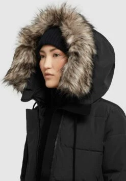 Khujo LollCappotto InvernaleSchwarz Donna Cappotti KH121U163-Q11 -Delem 6f804a2f6b6f4559bab4792f547c1542