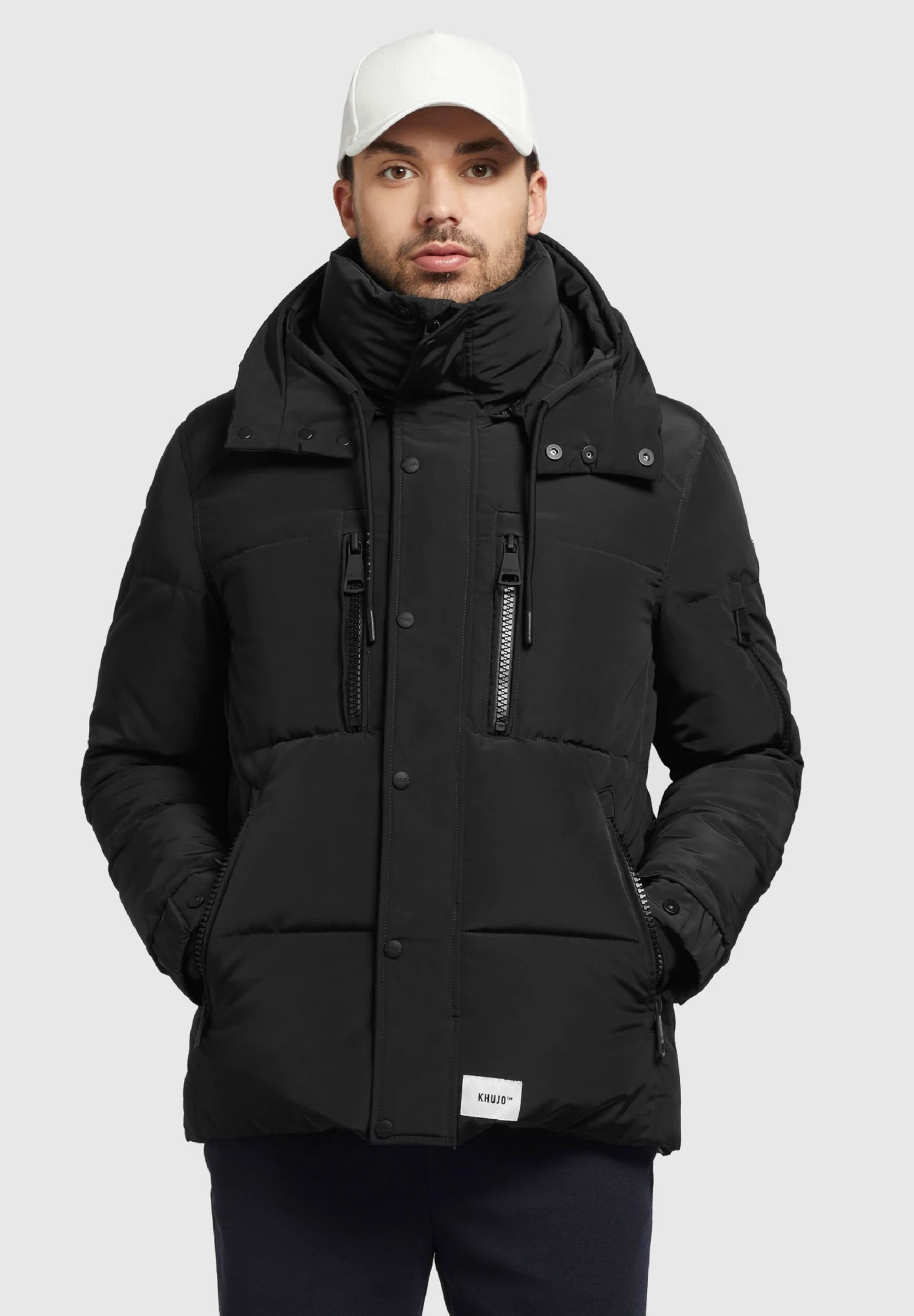 Khujo BizkitGiacca InvernaleSchwarz Uomo Giacche KH122T0DK-Q11 1 Khujo BizkitGiacca InvernaleSchwarz Uomo Giacche KH122T0DK-Q11