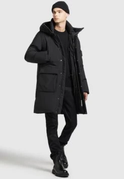 Khujo ChesterCappotto InvernaleSchwarz Uomo Cappotti KH122T0DG-Q11 -Delem 70838b65444f44fabff4d5166051af8c