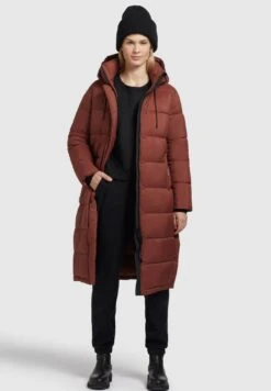 Khujo Julina2 MattCappotto InvernaleRotbraun Donna Cappotti KH121U1AF-O12 -Delem 71166f1cbfa94b549f984642315f8d1f