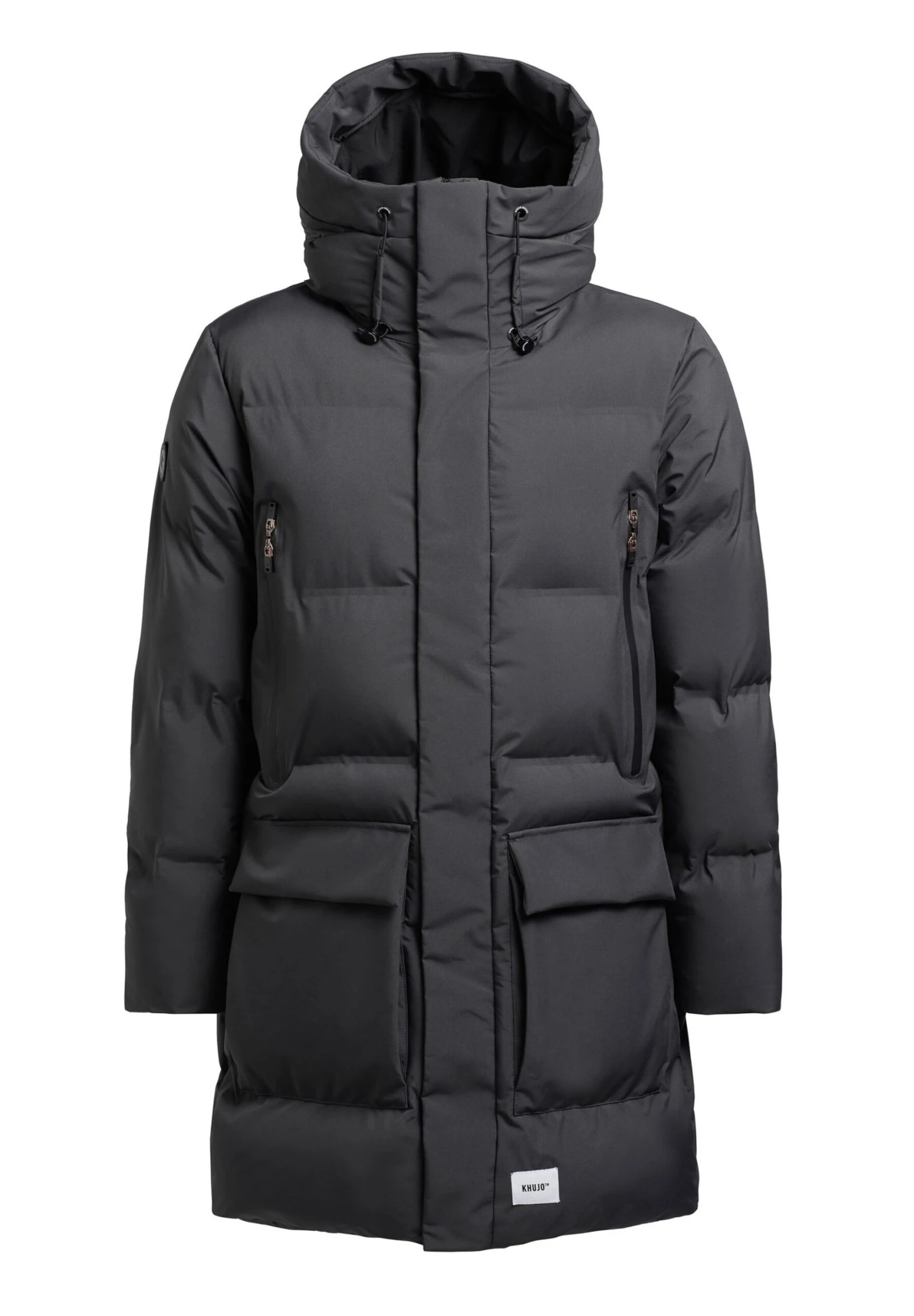 Khujo WinerCappotto InvernaleDunkelgrau Uomo Cappotti KH122T0FT-C11 8 Khujo WinerCappotto InvernaleDunkelgrau Uomo Cappotti KH122T0FT-C11 - immagine 8