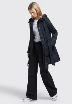 Khujo Lauren - Parka - Dunkelgrau -Delem 737ebb50d8d2481b8fa9c5550ea59414