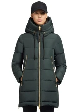Khujo SiskaCappotto InvernaleDunkelgrün Donna Cappotti KH121U1AA-M11 -Delem 73da13ea26f64d42b17f29a041f39d14