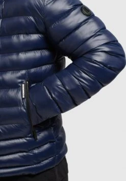 Khujo Joko ShinyGiacca InvernaleDunkelblau Uomo Giacche KH122T0G2-K11 -Delem 7412e7c98eeb49898bfc1950cf6eea5a