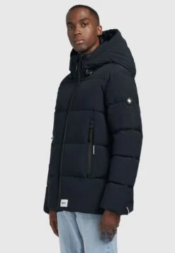 Khujo TurrelGiacca InvernaleDunkelblau Uomo Giacche KH122T0FE-K11 -Delem 747a39b91f3147aea36c8fc4fe5fc7ea