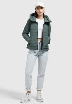 Khujo Lovina MattGiacca Da Mezza StagioneKupfergrün Donna Giacche E Blazer KH121U180-L11 -Delem 748eb17f017240beb6025143b9045aad