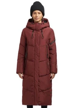 Khujo Sonje4Cappotto InvernaleRostrot Donna Cappotti KH121U19J-G11 -Delem 752afe6f78e14dfa97e4438dff42089e