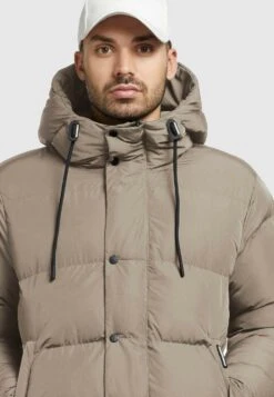 Khujo RafiCappotto InvernaleTaupe Uomo Cappotti KH122T0E2-B11 -Delem 761bb1376de54146b6619db4dea9a657