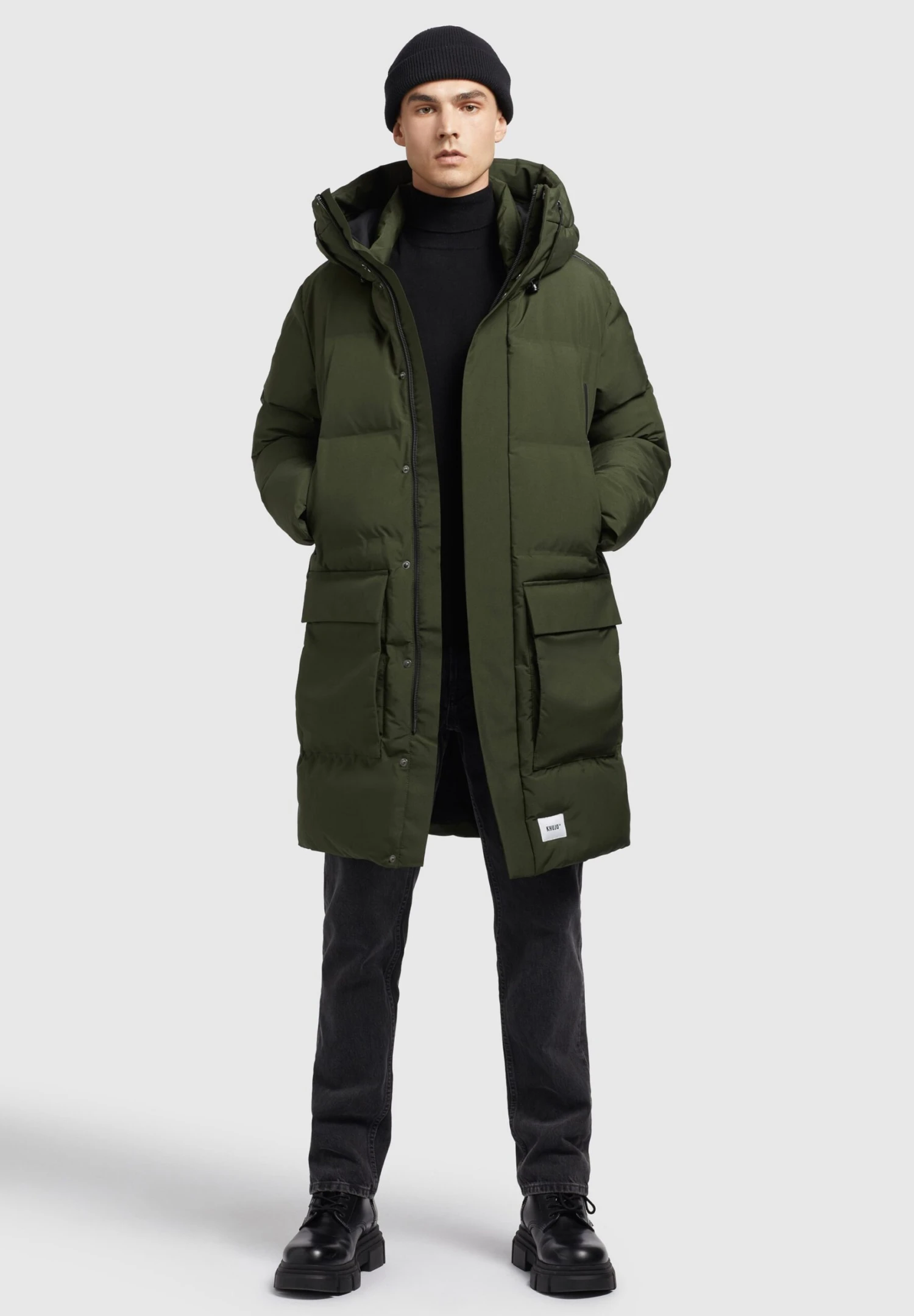 Khujo WinerCappotto InvernaleOliv Uomo Cappotti KH122T0FT-N11 6 Khujo WinerCappotto InvernaleOliv Uomo Cappotti KH122T0FT-N11 - immagine 6