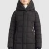 Khujo SillaGiacca InvernaleSchwarz Donna Giacche E Blazer KH121U104-Q11
