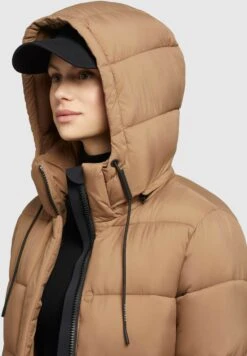 Khujo Julina2 MattCappotto InvernaleHellbraun Donna Cappotti KH121U1AF-O11 -Delem 76e086f403a345908449355e6dae0d28