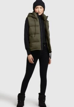 Khujo Eden MattSmanicatoKhaki Grün Donna Giacche E Blazer KH121G0DP-N11 -Delem 77045beb565b496188cc92f78a58ae52