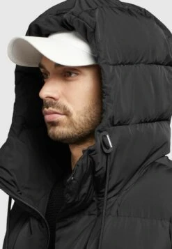 Khujo RafiCappotto InvernaleSchwarz Uomo Cappotti KH122T0E2-Q11 -Delem 772a3b19b72149489526252d5e005118