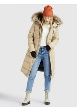 Khujo LissandraCappotto InvernaleBeige Donna Cappotti KH121U12N-B11 -Delem 77573837f0684d40b40eec4ed875a185
