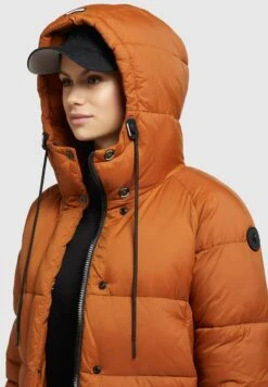 Khujo FraneeCappotto InvernaleOrangebraun Donna Cappotti KH121U16A-H11 -Delem 7869748a081d448d8355c78e3abbff51