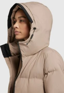 Khujo LareaCappotto InvernaleBeige Donna Cappotti KH121U151-B11 -Delem 78b4b44f99984a80aea2319c9ca41cdd
