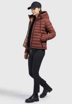 Khujo Lovina3 MattGiacca InvernaleDunkelrot Donna Giacche E Blazer KH121U19H-G11 -Delem 78dd174c24f64af1923db42c73d4f7ae