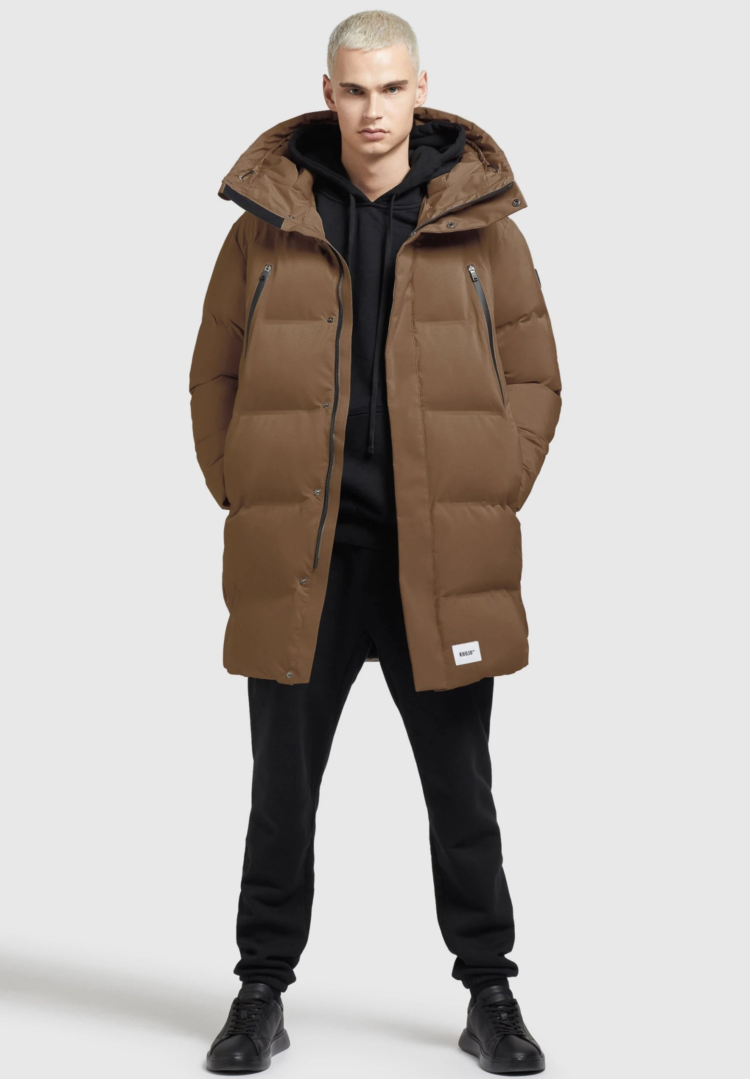 Khujo ClideCappotto InvernaleHellbraun Uomo Cappotti KH122T0FC-O11 2 Khujo ClideCappotto InvernaleHellbraun Uomo Cappotti KH122T0FC-O11 - immagine 2