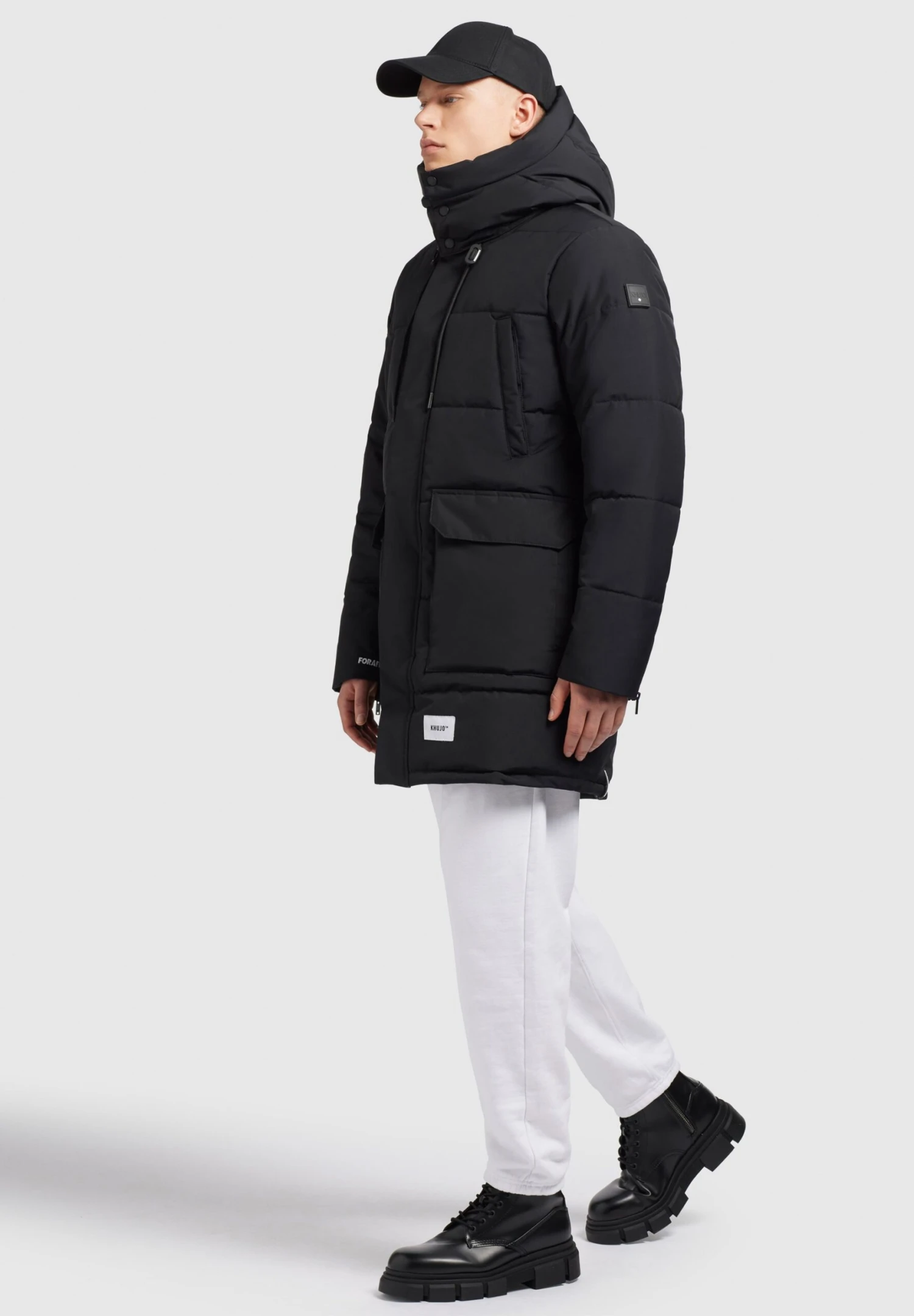 Khujo Mantel Vivas2Cappotto InvernaleSchwarz Uomo Cappotti KH122T0FP-Q11 7 Khujo Mantel Vivas2Cappotto InvernaleSchwarz Uomo Cappotti KH122T0FP-Q11 - immagine 7