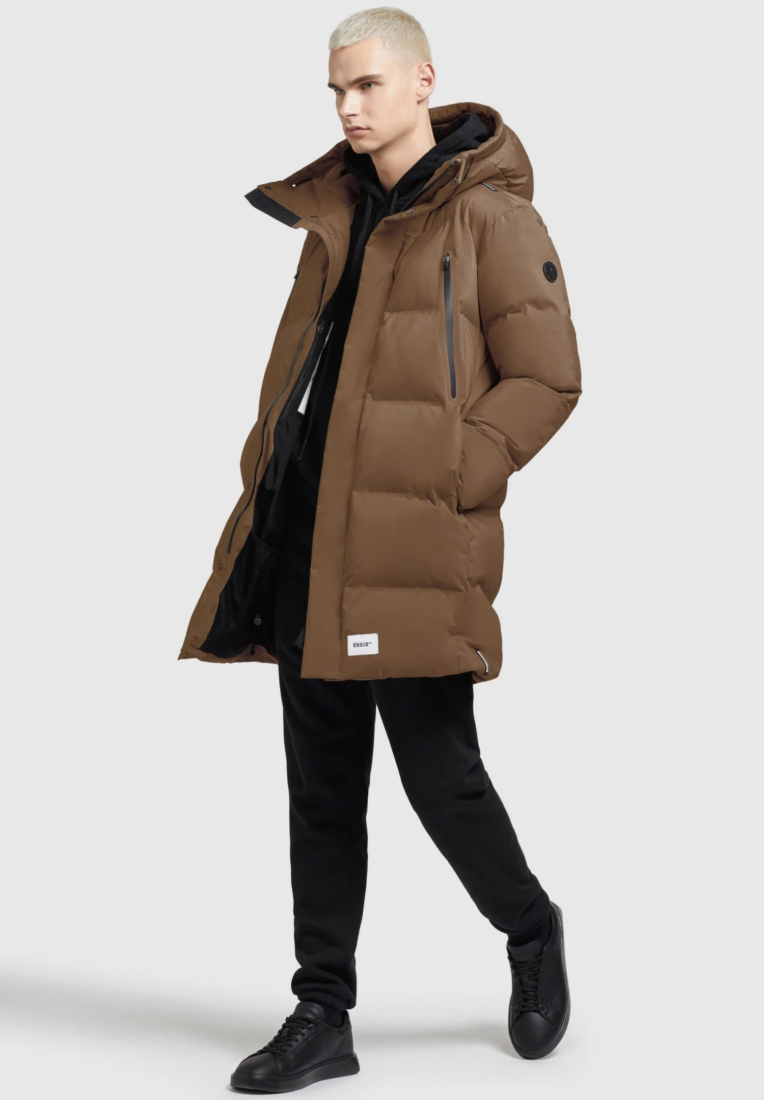 Khujo ClideCappotto InvernaleHellbraun Uomo Cappotti KH122T0FC-O11 7 Khujo ClideCappotto InvernaleHellbraun Uomo Cappotti KH122T0FC-O11 - immagine 7