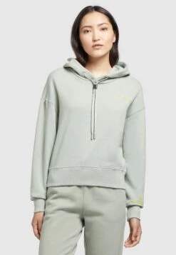 Khujo Dalia - Felpa Con Cappuccio - Mintgrün