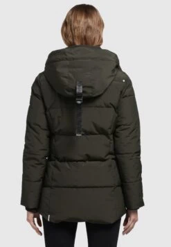 Khujo EuniceCappotto InvernaleDunkeloliv Donna Cappotti KH121U168-N11 -Delem 7de9f0ecee394eeeac24a6f20b626f02