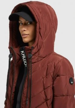 Khujo MuggCappotto InvernaleBraunrot Donna Cappotti KH121U19M-O11 -Delem 7e67a494320d4054b078c87f7abe15fe
