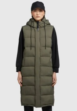 Khujo Tourin MattSmanicatoKhaki Grün Donna Giacche E Blazer KH121U14N-N11