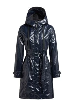 Khujo AleciaTrenchDunkelblau Donna Cappotti KH121U18A-K11 -Delem 7f5814838693442dba13ef6740c121f2