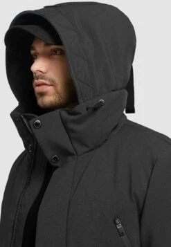 Khujo TotoCappotto InvernaleSchwarz Meliert Uomo Cappotti KH122T0DE-Q11 -Delem 8066d3f8d146479586c96e88d7820046