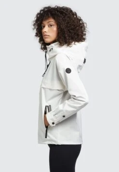 Khujo Blair2Giacca LeggeraNaturweiß Donna Giacche E Blazer KH121U17X-A11 -Delem 816a244a75d1469a86063f015f2d2b40